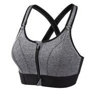 Audrey | Sports Bra with Zipper Closure for Unmatched Comfort and Support-Cramta
