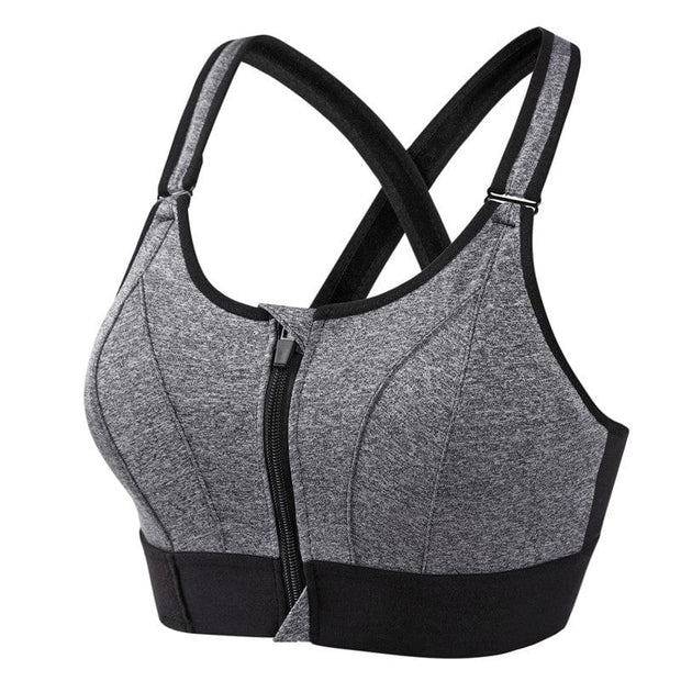Audrey | Sports Bra with Zipper Closure for Unmatched Comfort and Support-Cramta