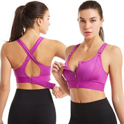 Audrey | Sports Bra with Zipper Closure for Unmatched Comfort and Support-Cramta