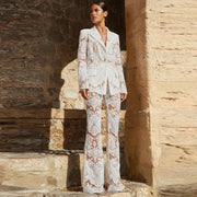 Isla Women's Blazer and Trousers Ensemble – Stunning Elegance Perfect for Evenings and Galas-Cramta