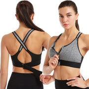 Audrey | Sports Bra with Zipper Closure for Unmatched Comfort and Support-Cramta
