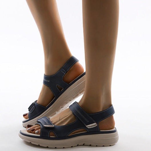 Orthopedic Bungee Sandals for Women with Arch Support and Cushioning – Comfortable Footwear for Pain Relief-Cramta