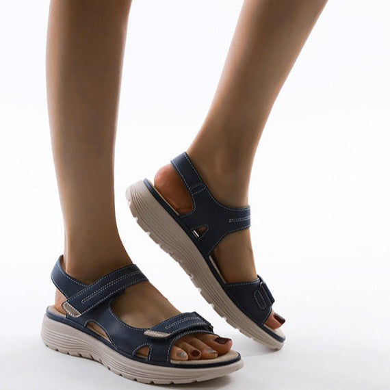 Orthopedic Bungee Sandals for Women with Arch Support and Cushioning – Comfortable Footwear for Pain Relief-Cramta