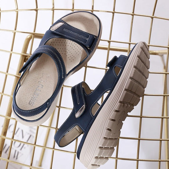 Orthopedic Bungee Sandals for Women with Arch Support and Cushioning – Comfortable Footwear for Pain Relief-Cramta
