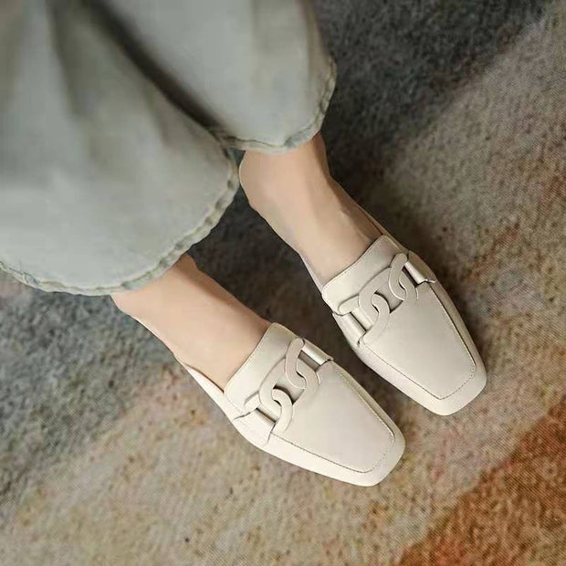 Orthopedic Leather Slippers for Comfort and Support – Lightweight Slip-On Design for Foot Health-Cramta