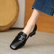 Orthopedic Leather Slippers for Comfort and Support – Lightweight Slip-On Design for Foot Health-Cramta