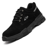 Orthopedic Safety Shoes with Steel Toe and Slip-Resistant Sole – Ergonomic Durable Work Boots for Comfort and Protection-Cramta