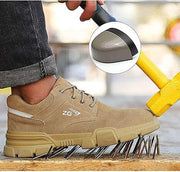 Orthopedic Safety Shoes with Steel Toe and Slip-Resistant Sole – Ergonomic Durable Work Boots for Comfort and Protection-Cramta