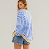 Oversized Striped Sweater for Women - Comfortable Layering in Soft, Breathable Fabric 1
