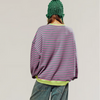 Oversized Striped Sweater for Women - Comfortable Layering in Soft, Breathable Fabric 3