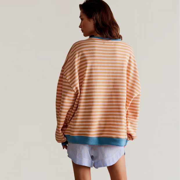 Oversized Striped Sweater for Women - Comfortable Layering in Soft, Breathable Fabric 5