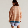 Oversized Striped Sweater for Women - Comfortable Layering in Soft, Breathable Fabric 5