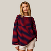Oversized Striped Sweater for Women - Comfortable Layering in Soft, Breathable Fabric 6