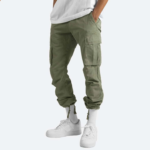 Ryker Men's Cargo Pants – Comfort and Style with Functional Pockets-Cramta