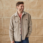 Ridgeline Sherpa Shirt Jacket with Soft Fleece Lining – Heavyweight Outer Shell for Comfort and Warmth