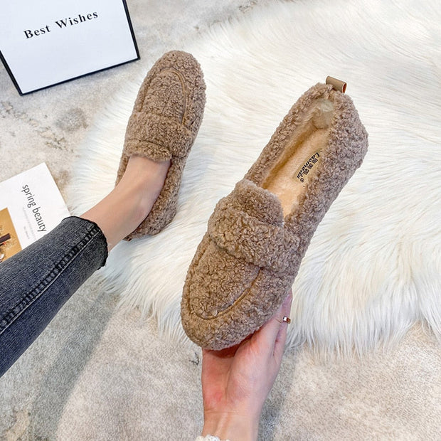 Azida Plush Shoes - Exceptional Comfort and Chic Elegance for the Home-Cramta