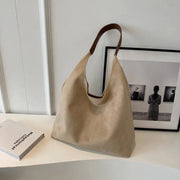 Elora Suede Shoulder Bag – Sophistication and Style for Everyday-Cramta
