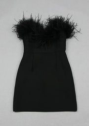 Alessandra Mini Dress – Onyx Black Elegance for an Unforgettable Style-Cramta