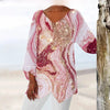 Top Avelina – Elegant with Print and V-Neck for Unmatched Comfort and Style-Cramta