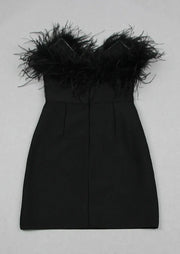 Alessandra Mini Dress – Onyx Black Elegance for an Unforgettable Style-Cramta