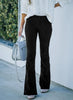 Elegant Silhouette Flare Pants for Women - High Waist Comfort-Cramta