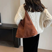 Elora Suede Shoulder Bag – Sophistication and Style for Everyday-Cramta