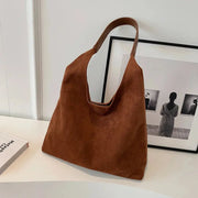 Elora Suede Shoulder Bag – Sophistication and Style for Everyday-Cramta
