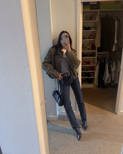 Sahara Suede Effect Bomber Jacket – Relaxed Fit with Tactile Fabric for Effortless Style