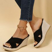 JENNA Orthopedic Sandals – Unmatched Comfort and Optimal Support with Wedge Heel-Cramta