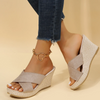 JENNA Orthopedic Sandals – Unmatched Comfort and Optimal Support with Wedge Heel-Cramta