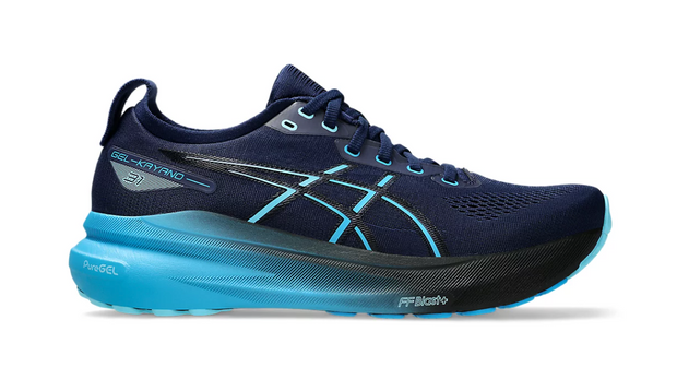 Men's Gel-Kayano 31 Running Shoes with Optimal Cushioning and Breathable Comfort