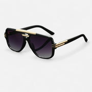 Sculptural Mens Sunglasses with UV400 Protection – Lightweight Design for Everyday Elegance in Glossy Noir, Tortoiseshell, Champagne