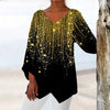 Top Avelina – Elegant with Print and V-Neck for Unmatched Comfort and Style-Cramta
