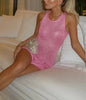 See-Through Polyester Dress with Slight Stretch – Elegant and Comfortable Fit-Cramta