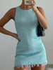 See-Through Polyester Dress with Slight Stretch – Elegant and Comfortable Fit-Cramta