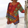 Top Avelina – Elegant with Print and V-Neck for Unmatched Comfort and Style-Cramta