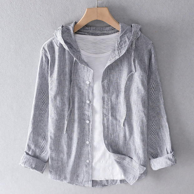 Elegant Linen Blouse - Light Comfort and Classic Style Perfect for Everyday-Cramta