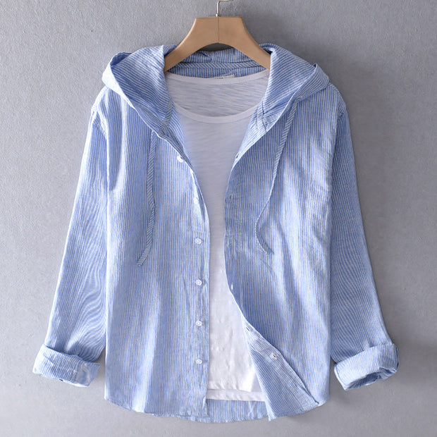 Elegant Linen Blouse - Light Comfort and Classic Style Perfect for Everyday-Cramta