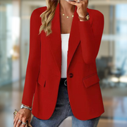 Tailored Fit Elegant Blazer for Women – Versatile Soft-Blend Fabric for Day-to-Evening Wear