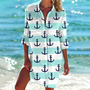 Catherine Summer Dress – Feminine Elegance and Flattering A-Line Cut Perfect for the Warm Season-Cramta