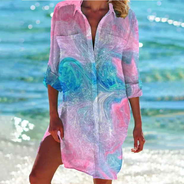 Catherine Summer Dress – Feminine Elegance and Flattering A-Line Cut Perfect for the Warm Season-Cramta