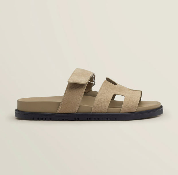 Unisex Luxury Sandals in Black - Comfortable PU Leather Footwear with Supportive Footbed, Sizes 35-45