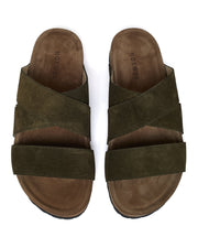 Unisex Suede Sandals with Durable Rubber Sole – Elegant Summer Footwear for Comfort and Style