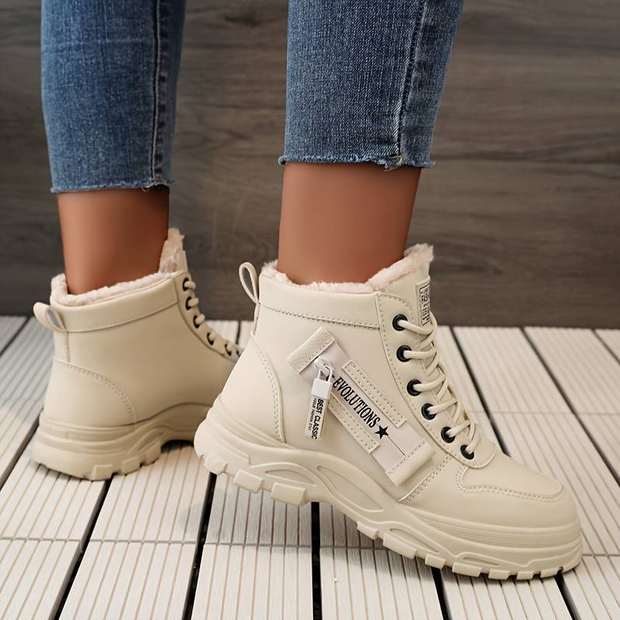 Waterproof Winter Boots with Fleece Lining – Warm Comfort for All Your Outdoor Adventures-Cramta