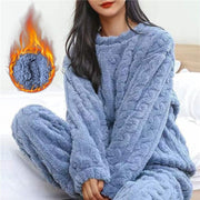 Angie's Fleece Pajama Set – Cozy Comfort and Warmth for Cocooning Nights-Cramta