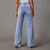Wide-Leg High-Waisted Denim Jeans – Comfortable Black Jeans for Effortless Style 3