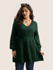 Women's A-Line Pullover Black Size M Polyester 4