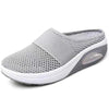 Women's Air-Cushioned Orthopedic Comfort Shoes – Black, Lightweight and Breathable, Size 8