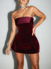 Women's Black Mini Dress with Fold-Over Design – Stretch Fabric, Size S