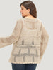 Women's Cardigan Beige Size M Cotton Blend 5